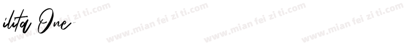ilita One字体转换